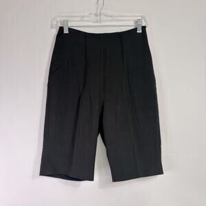NWT Friend of Audrey Black Tailored Bike Shorts Shorts Size 8 VV0939